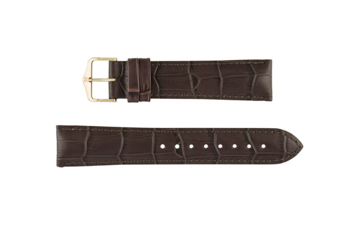 Duke by HIRSCH - Men's Brown Alligator Grain Leather Watch Strap - Image 4