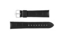 Duke by HIRSCH - Men's LONG Black Alligator Grain Leather Watch Strap