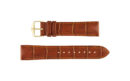 Duke by HIRSCH - Men's Golden Brown Alligator Grain Leather Watch Strap