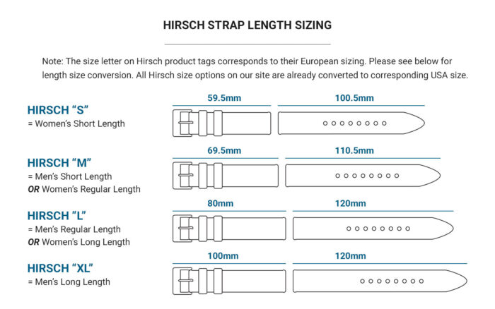 Camelgrain by HIRSCH - Men's LONG Honey Textured Leather Watch Strap